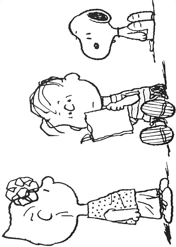 coloriage snoopy et