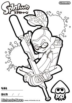 splatoon coloring pages