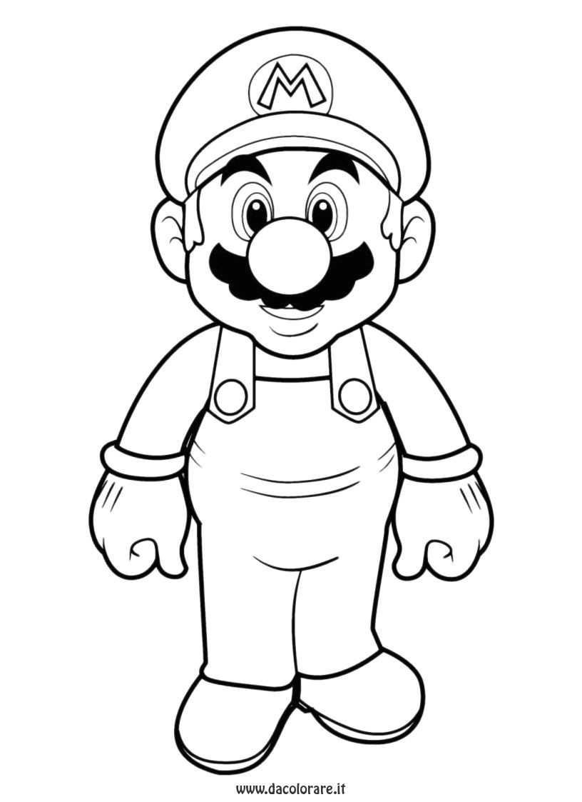 Coloriage   imprimer Personnages cél¨bres Nintendo Super Mario numéro 3311