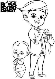 Coloriage et dessins gratuits Bébé Boss 6   imprimer