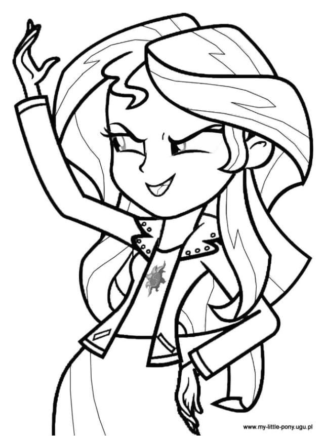 My Little Pony Equestria Girls Coloring Pages
