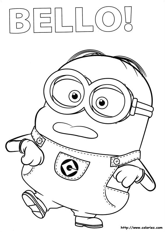 Coloriage les Minions   colorier Dessin   imprimer