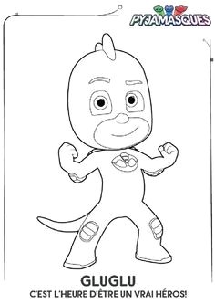 Coloriage Les Pyjamasques Gluglu