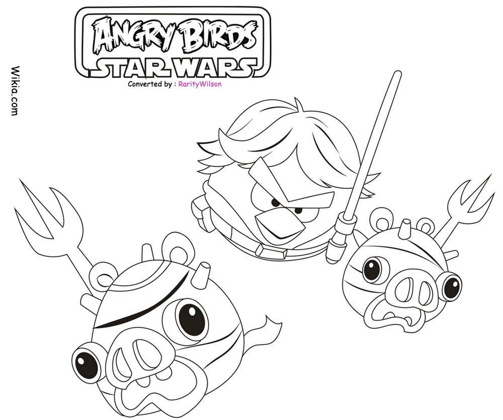 Angry Birds Star Wars Coloring Pages Fresh Frisches Malvorlagen Star Wars Angry Birds