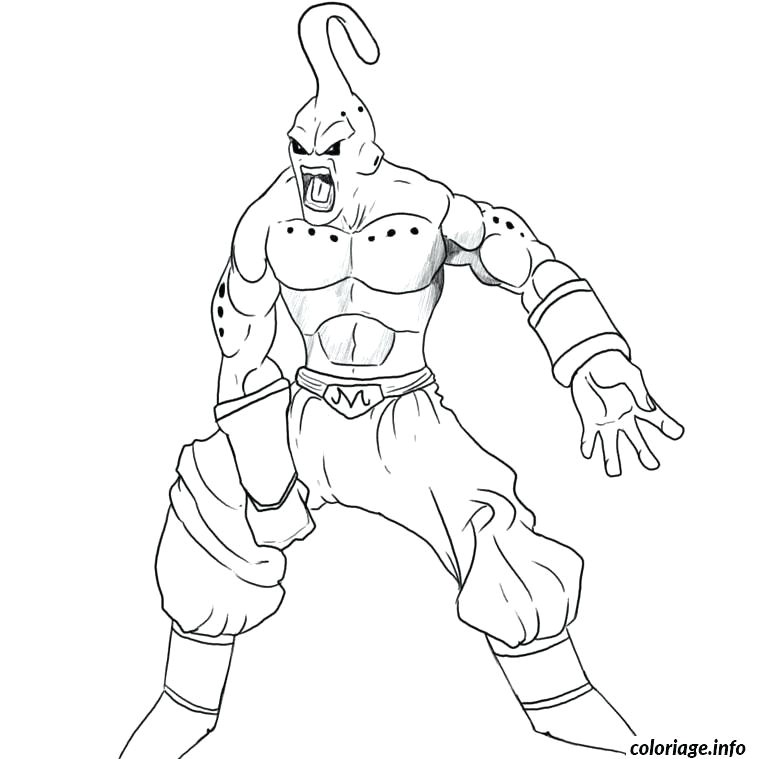 coloriage dragon ball z buu dessin a imprimer dd pinterest dragon ball z coloriage en ligne