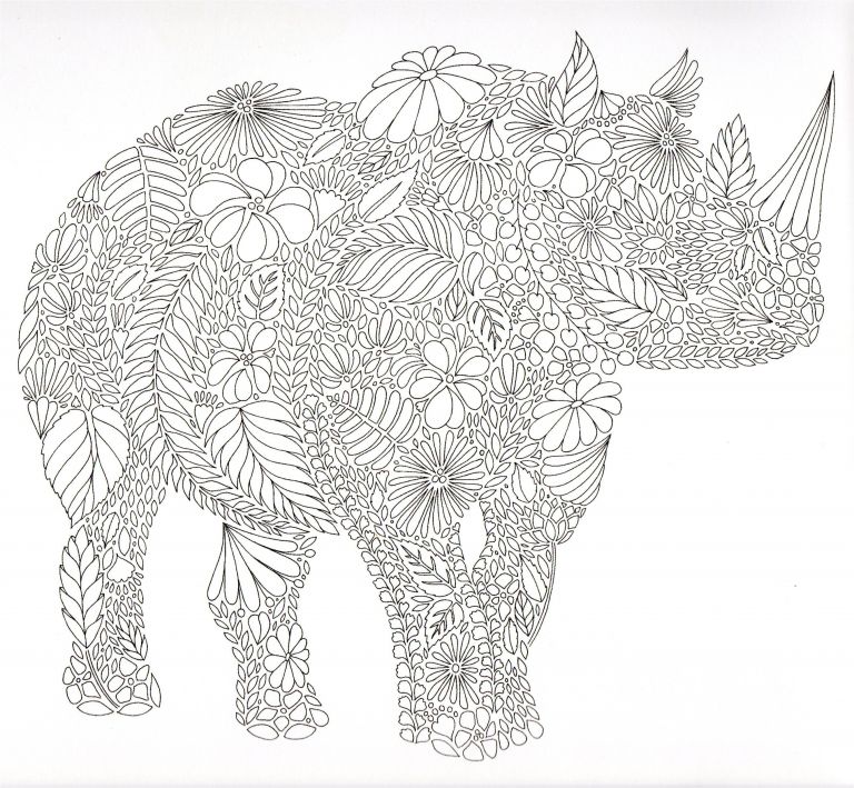 Coloriage Animaux Sauvages Difficile Animaux Fantastiques Coloring