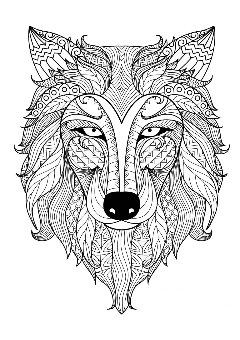 Coloriage Animaux Sauvages Difficile Free Coloring Page Coloring