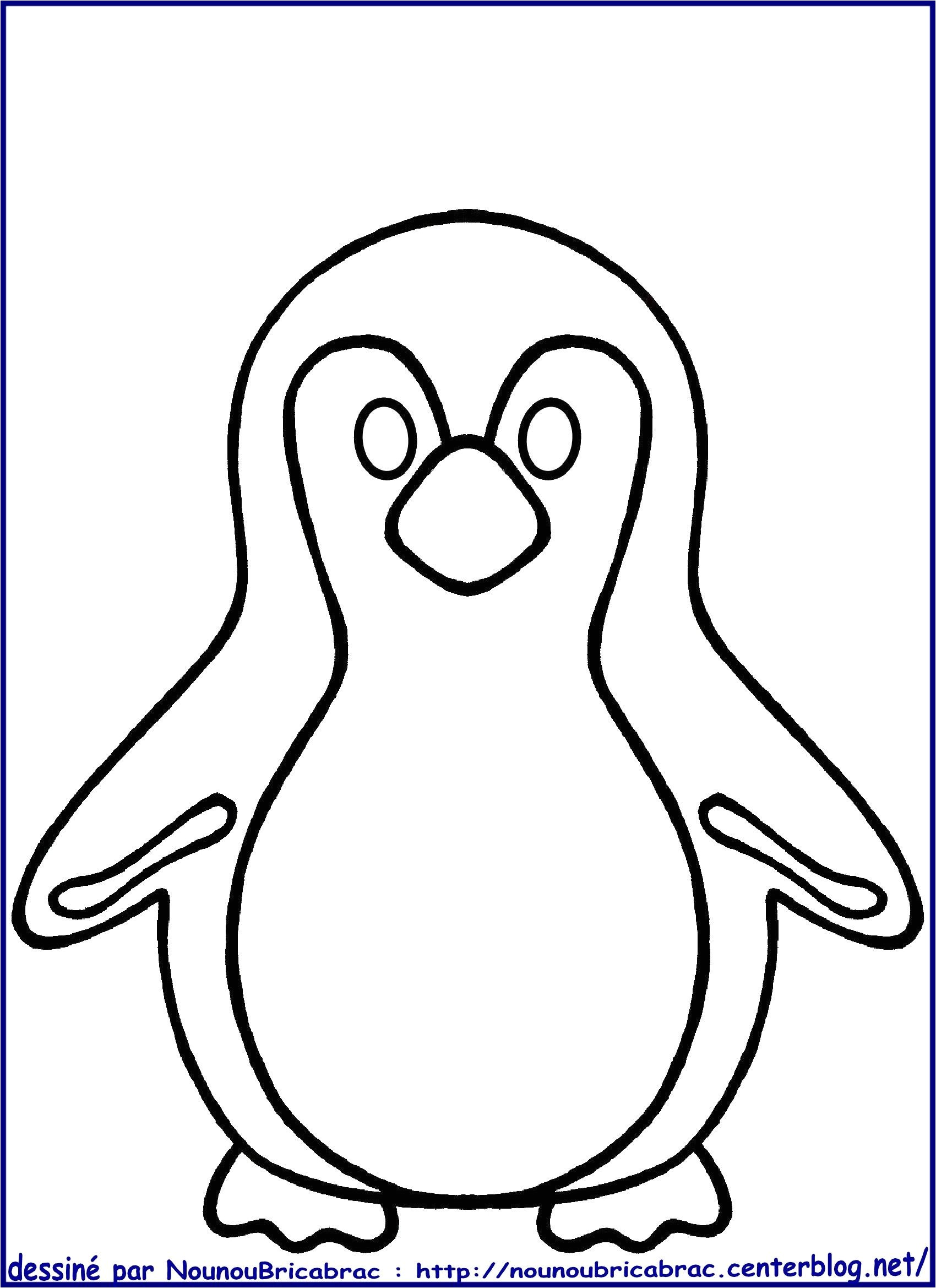 Pingouin 2   colorier
