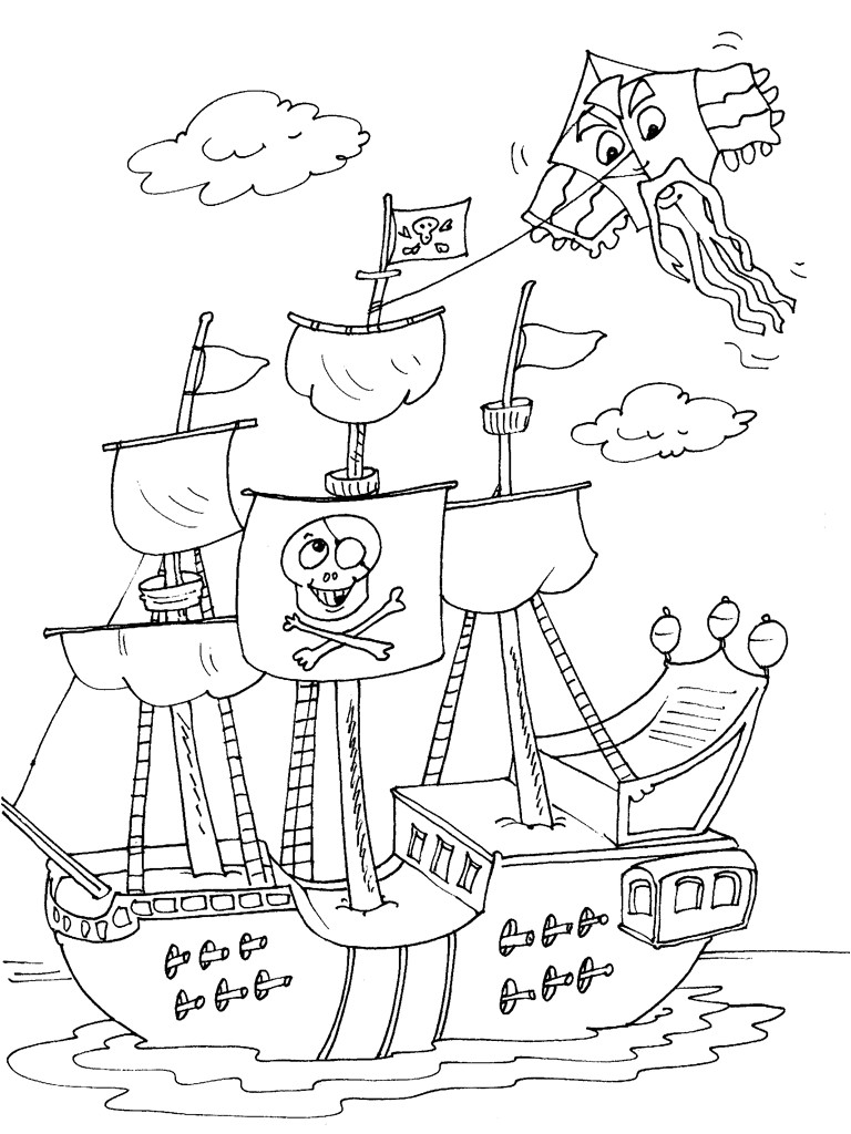 coloriage bateau pirate 17 [283 26