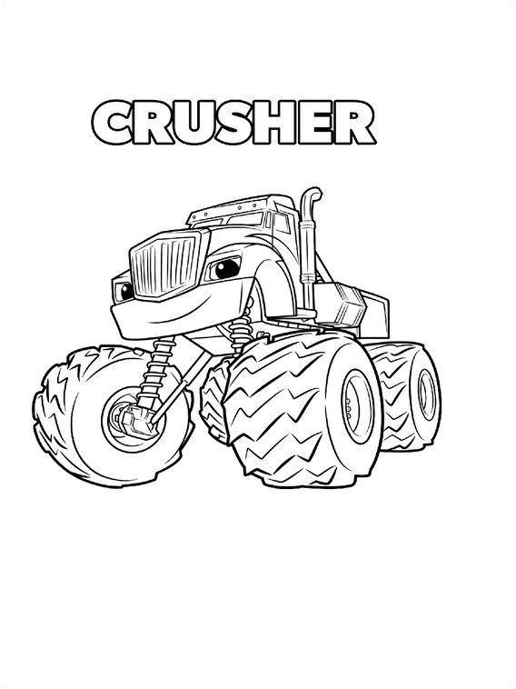 Blaze and the Monster Machines Coloring Pages 3