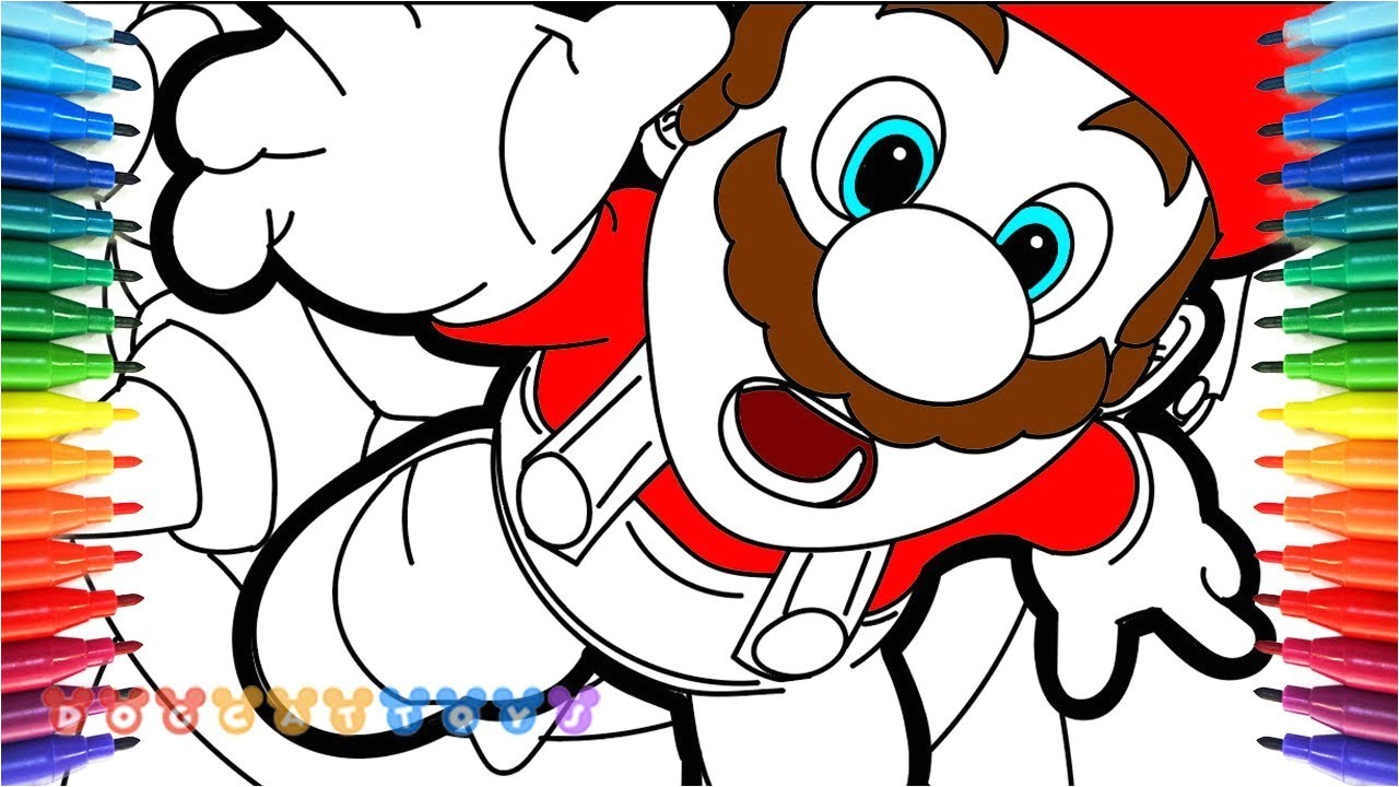 How to Draw Super Mario Odyssey Mario vs Bowser 66