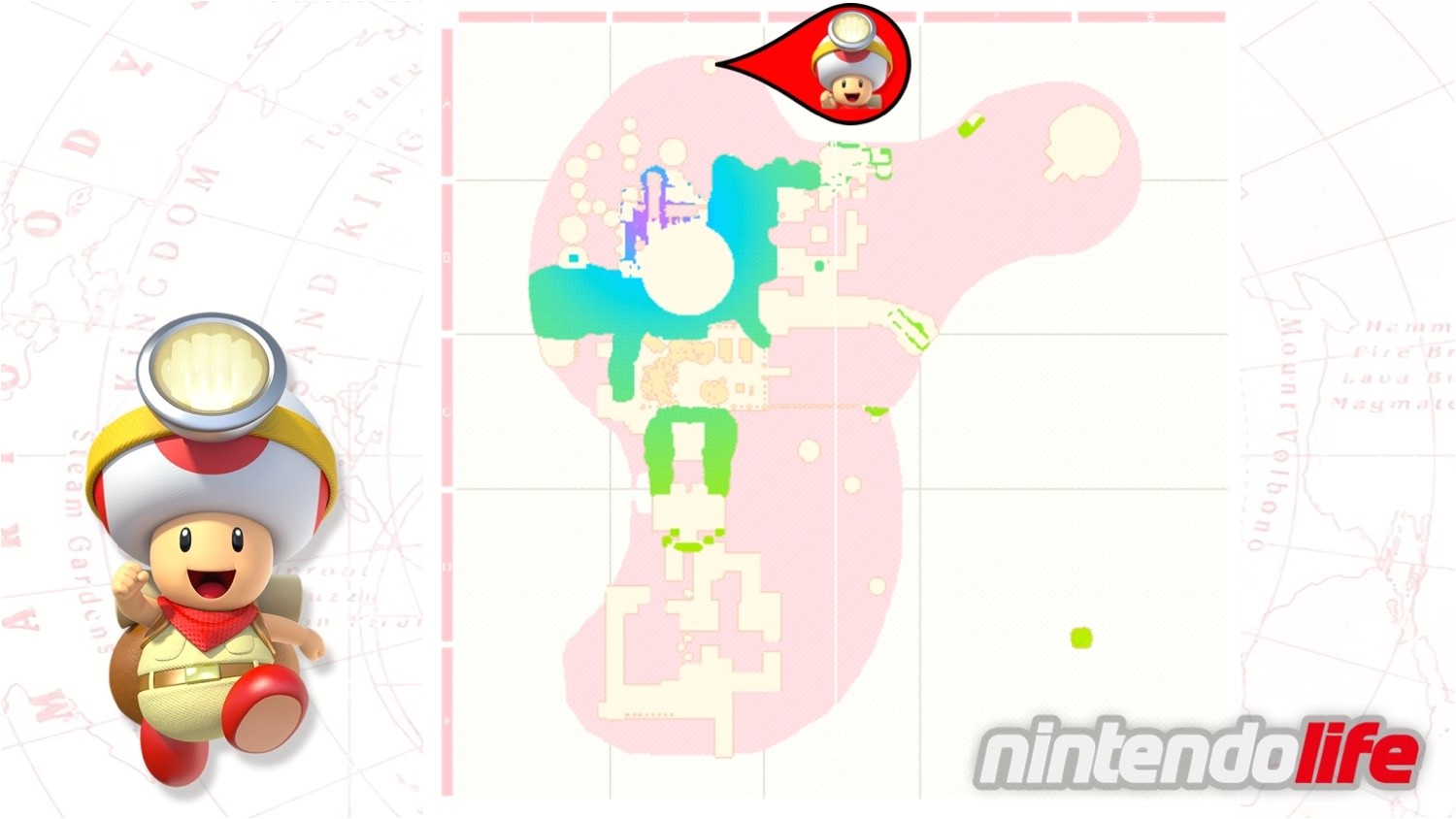 Luncheon Kingdom Captain Toad Location