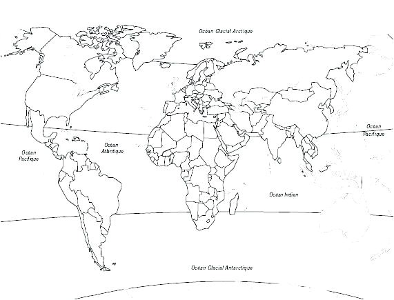 coloriage carte du monde pour colorier une carte du monde coloriage carte du monde pour colorier