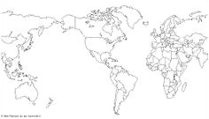 Résultats de recherche d images pour carte du monde a imprimer 