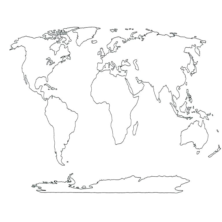 coloriage carte du monde mon a colorier en ligne vierge abicon coloriage carte du monde coloriage carte afrique vierge