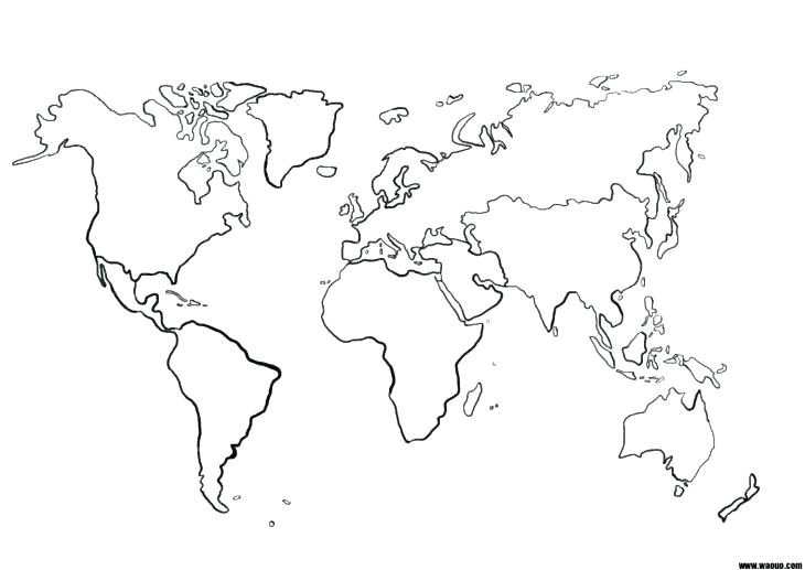 une carte du monde mappemonde vierge pour la gacographie a imprimer une carte du monde mappemonde