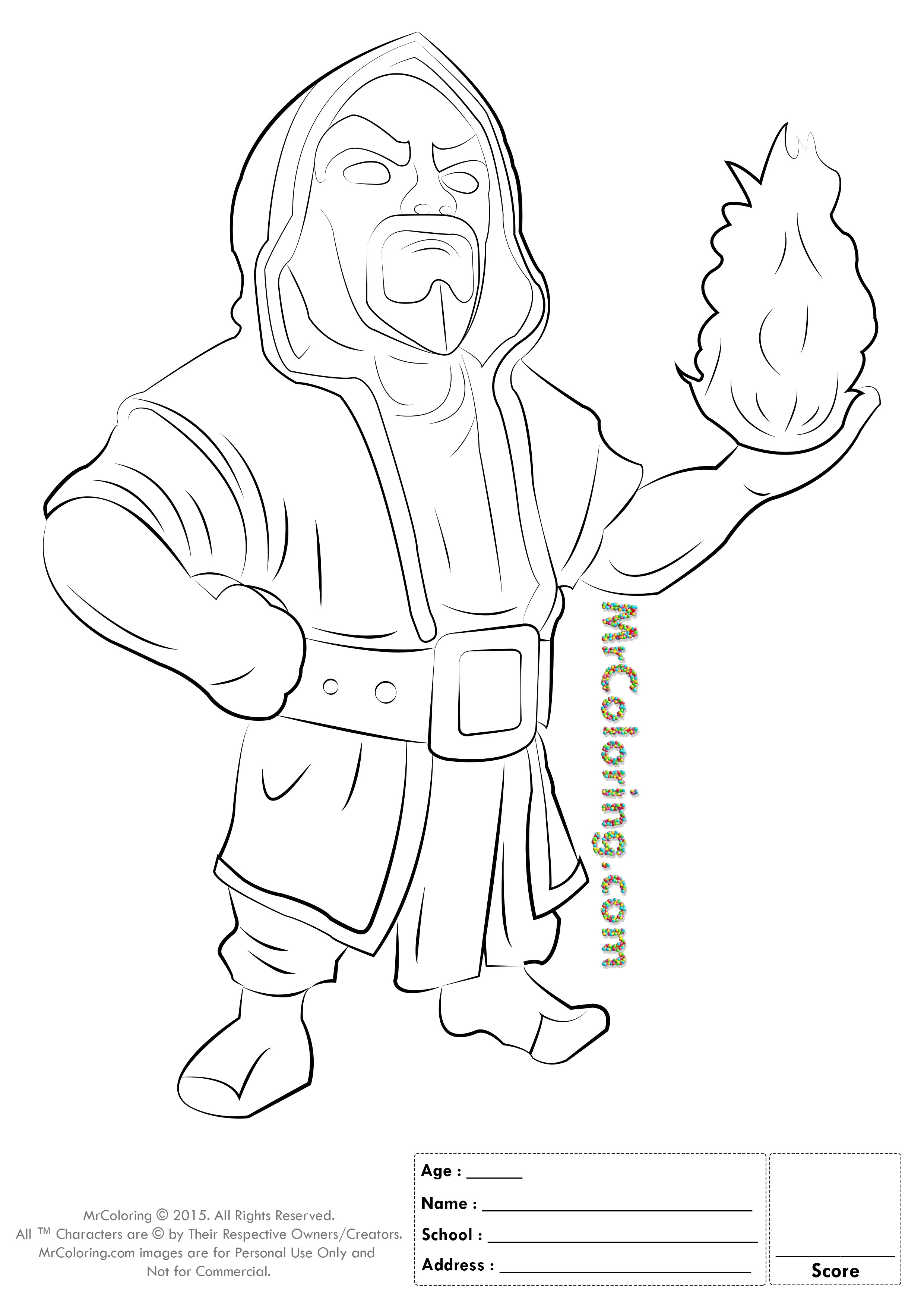 Coloriage Clash Royale Mega Chevalier  danieguto.net