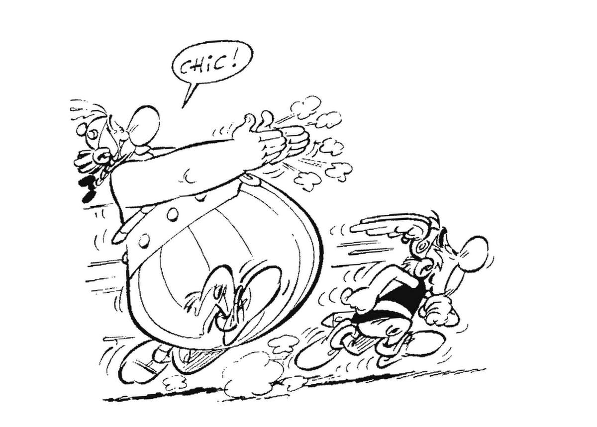 coloriages asterix dans Coloriage Asterix et Obélix