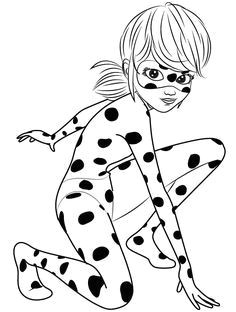 E hoje trago desenhos para imprimir e colorir da Miraculous e as aventuras de Ladybug e