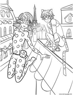 Print miraculous ladybug by stella1999 coloring pages