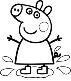 pretty peppa pig coloring pages printable and coloring book to print for free Find more coloring pages online for kids and adults of pretty peppa pig