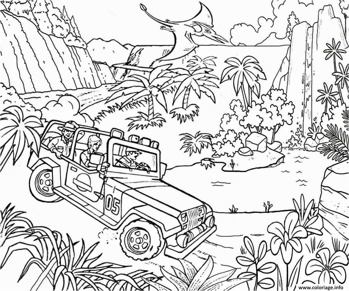 Jurassic Park Lego Coloring Pages 07