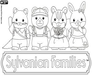 Little animals of Sylvanian Families