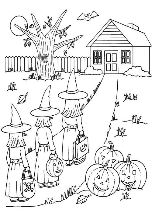 Coloriage d Halloween   imprimer gratuitement