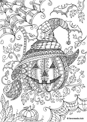 Google Pinterest Twitter Google Pinterest Twitter Crazy Pumpkin Coloring pattern perfect for Halloween fans Like this coloring page