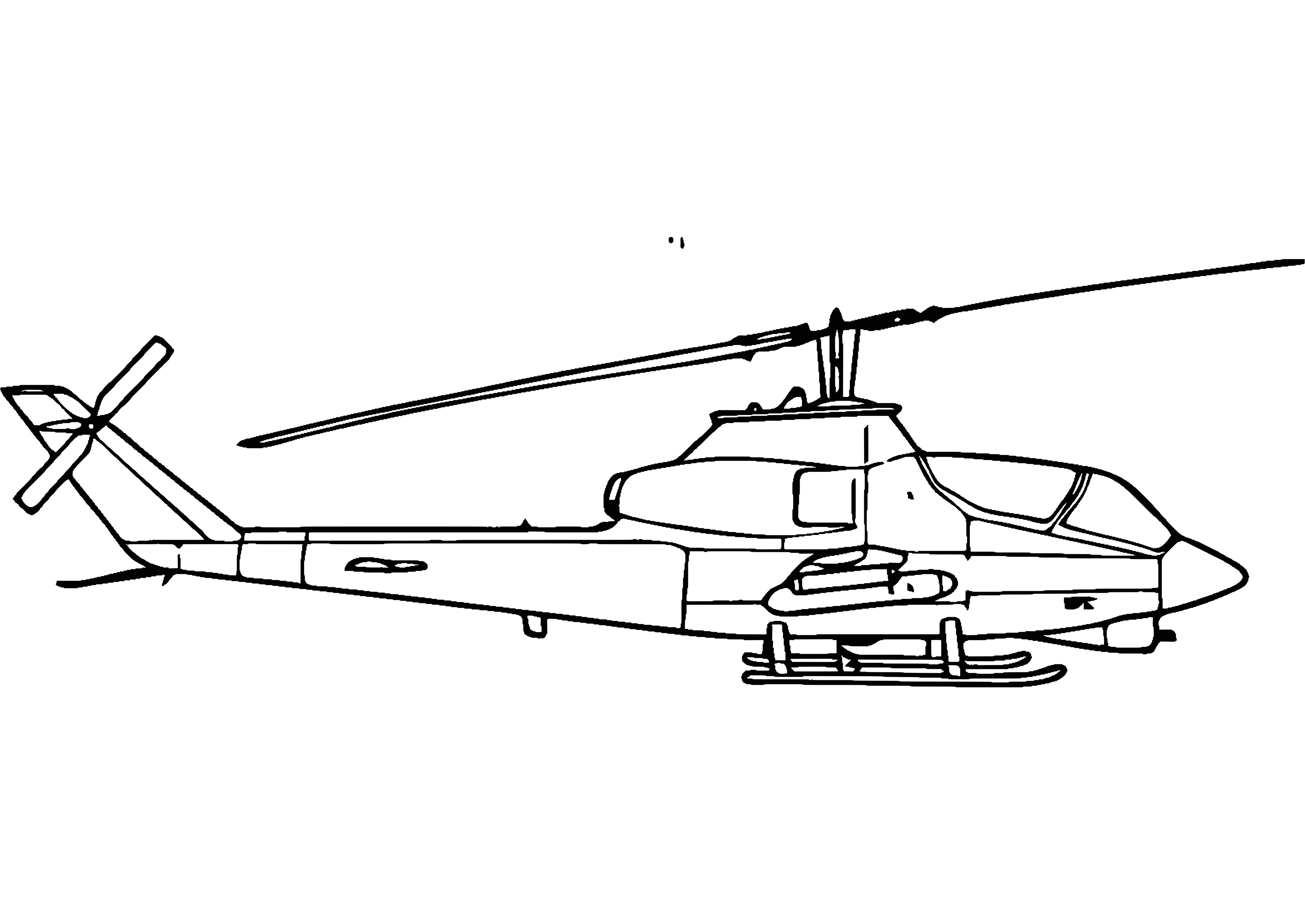 coloriage helicoptere 137 [916 97