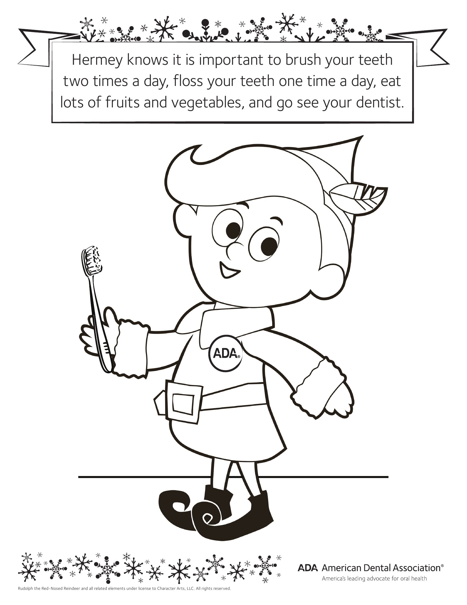 Free Dental Hygiene Coloring Pages Page At Dentist