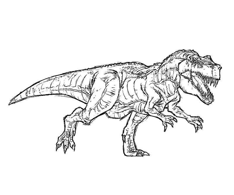 Coloring page Jurassic Park Movies 10 Printable coloring pages