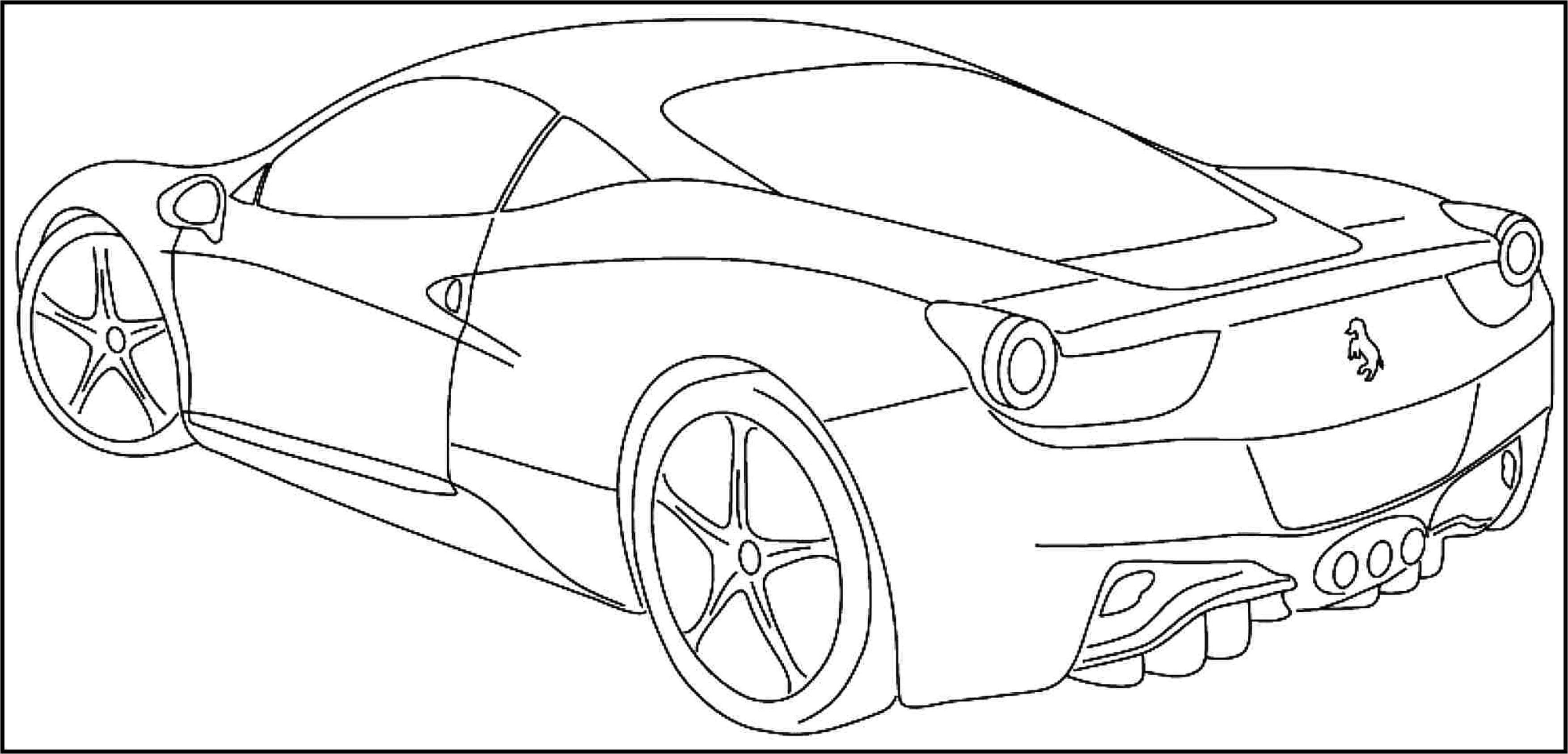 Printable sports car coloring pages for kids & teens Download or print this cool clip art as pdf sheets for free make the game coloring pictures for your