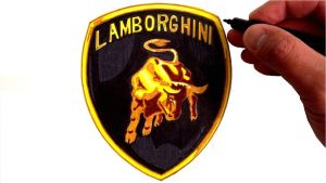 Coloriage Logo Lamborghini How to Draw the Lamborghini Logo