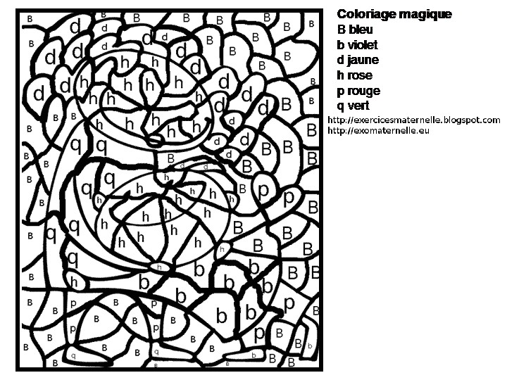Coloriage Magique Lecture Gs 3 © Kucink téléchargez