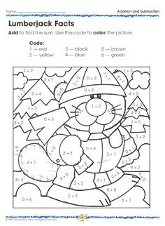 Un mini T Rex   colorier tout en apprenant la soustraction Coloriages magiques coloring by numbers Pinterest