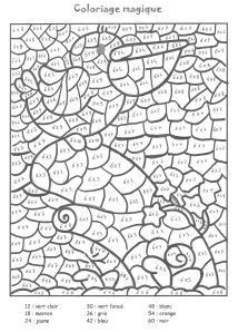 Coloriage Magique Table De Multiplication 7 Coloriage Magique Table X6 Pinterest