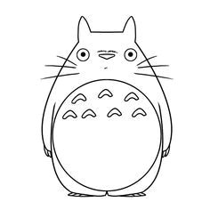 Coloriage Totoro