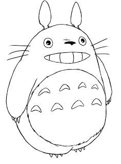 How to draw Totoro