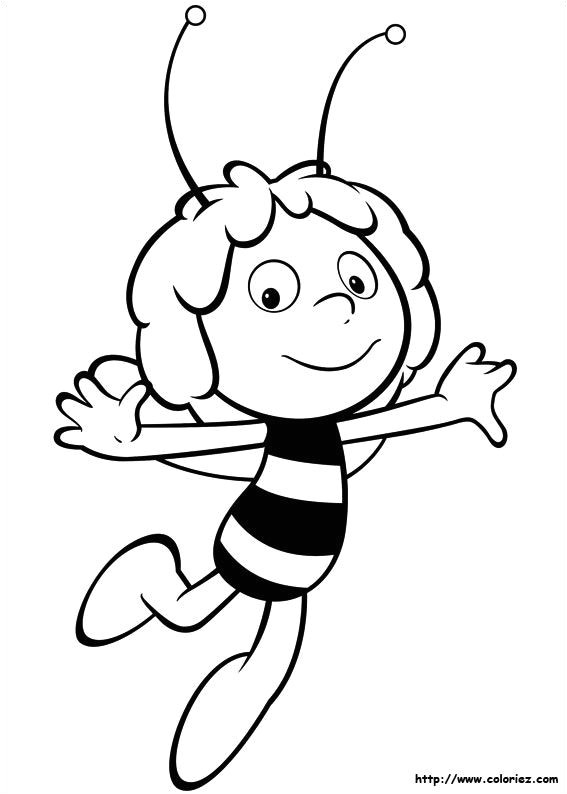 Maya the bee Cartoons – Printable coloring pages