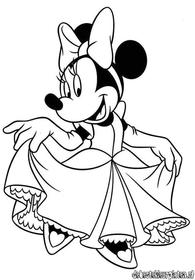 Minnie Mouse Coloring page Minniemouse13