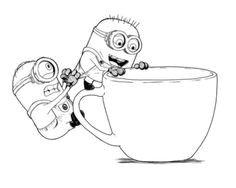 Coloriage les Minions   colorier Dessin   imprimer