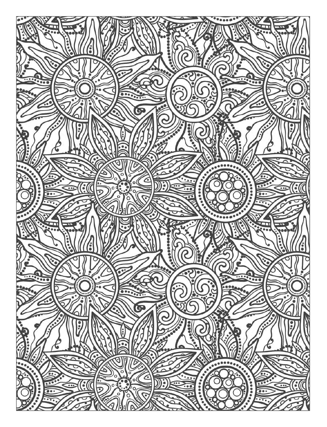 Beautiful Flowers Detailed Floral Designs Coloring Book preview by Alexandru Ciobanu issuu