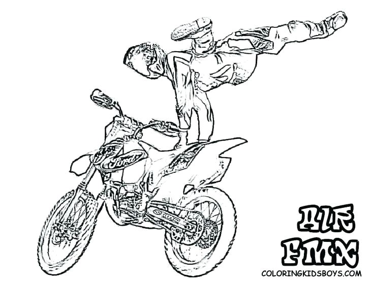 coloriage moto cross nd coloriage de moto cross freestylend
