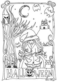 Coloriage Octobre Rose 25 Best Coloriages D Halloween Coloring Pages Images On Pinterest