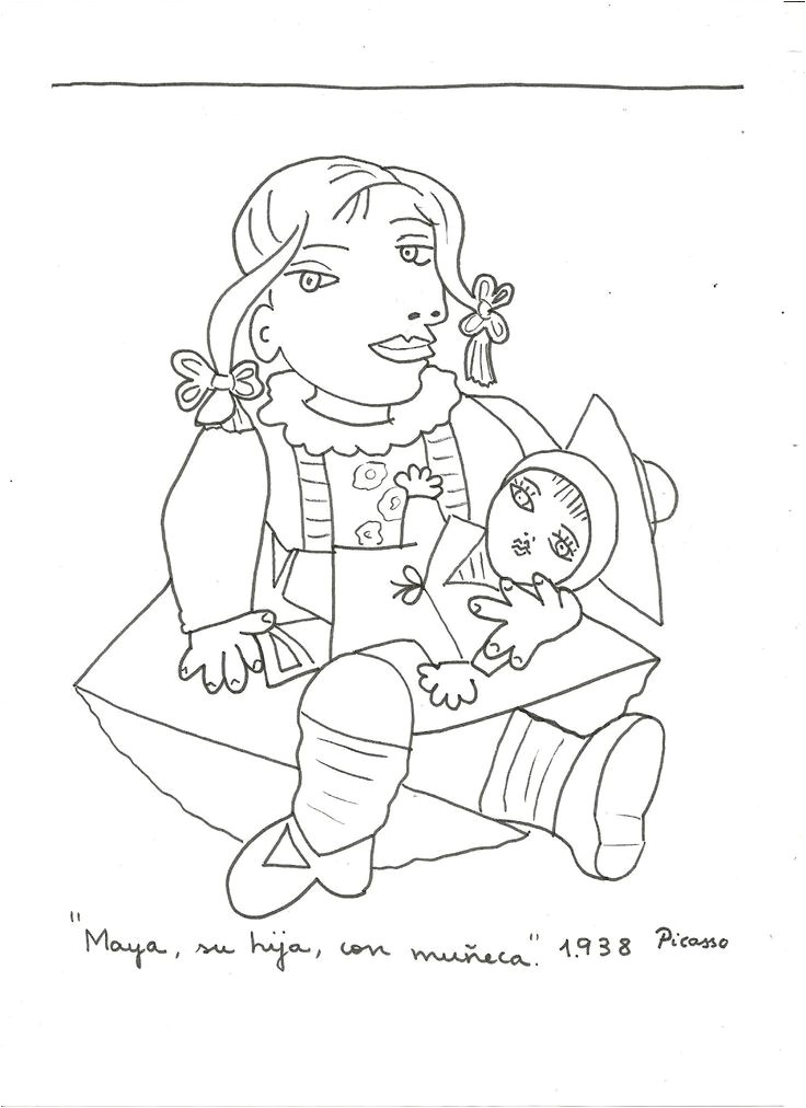 Picasso Maya con su mu±eca