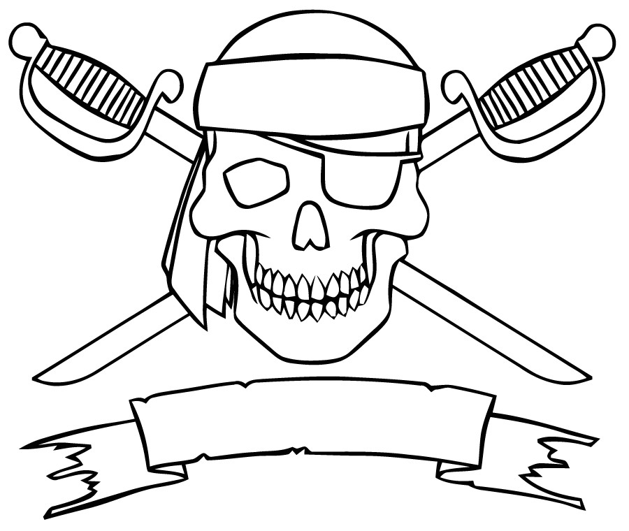 dessin de pirate Coloriage