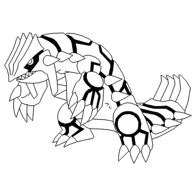 groudon coloring pages 750750