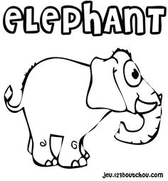 coloriage La surprise du elephant gratuit   imprimer pour enfant activitesistante maternelle
