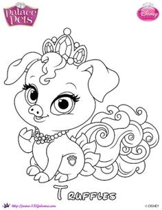 Disney s Princess Palace Pets Free Coloring Pages and Printables